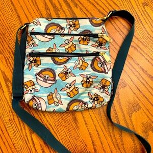 The Child Mandalorian Cross Body Bag by Loungefly